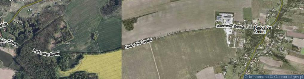 Zdjęcie satelitarne Radostów Średni ul.